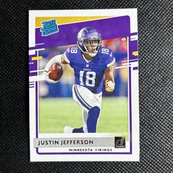 2020 Panini Donruss Justin Jefferson RC Rated Rookie #313 Minnesota Vikings MINT🔥🔥🔥 Thumbnail