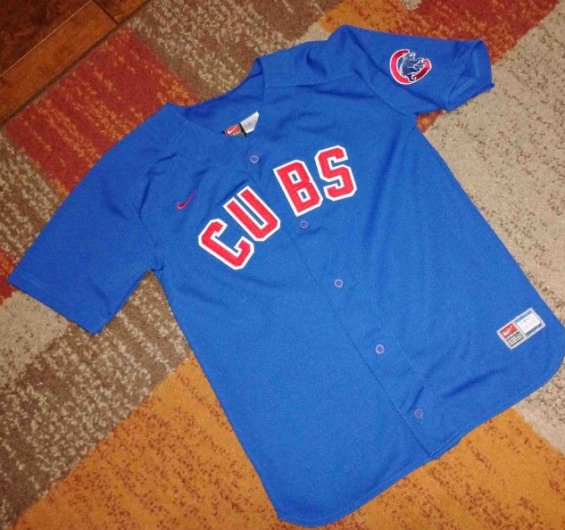 Nike Chicago Cubs Mark Prior #22 Blue MLB Team Jersey Men Sz.M