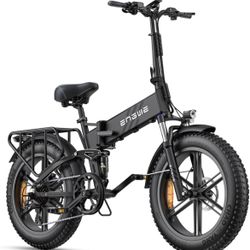 ENGWE Engine Pro Electric Bike For Adults, 1000W/1200W Foldable Ebike With 75Nm Sensor Torque & 48V/52V 16AH Battery, Max Range 75/68Miles & 30/28MPH,