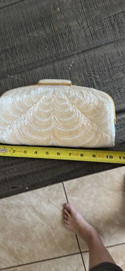 Whiting and Davis beaded clutch