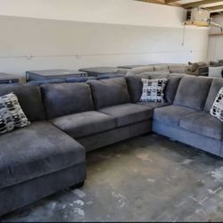 Ballinasloe Smoke Sectional $10 Down Payment And Financing Available