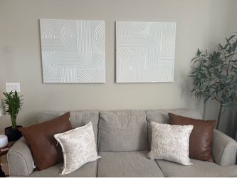 Modern Art work 2 pieces