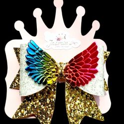 Angel Wings Hair Bow