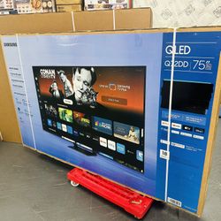 75” Samsung QLED Q72D 4K UHD Smart Tv 