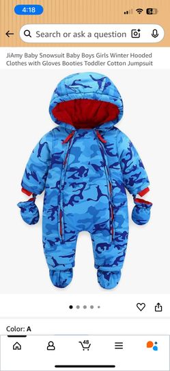 Babies, Hooded Snowsuit- Brand New
