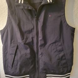Tommy Hilfiger Men's L Full Zip Windbreaker Vest