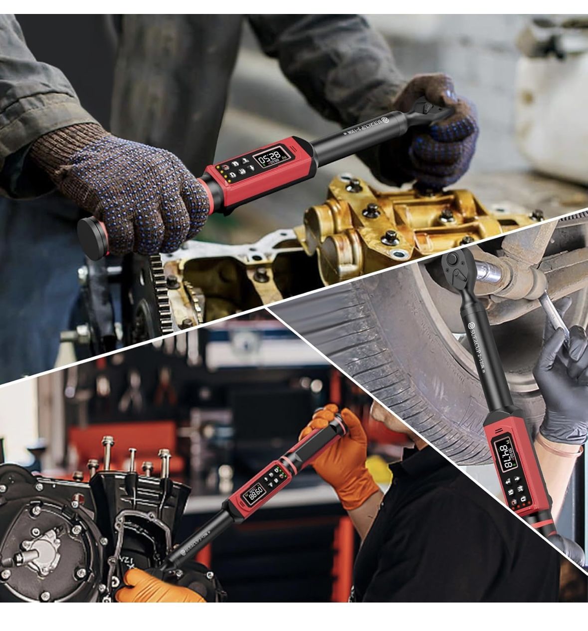 3/8-inch Digital Torque Wrench(https://offerup.com/redirect/?o=MS41LTk5LjZGdC5MYi8yLTEzNU5t) ±1% Accuracy Digital Torque Wrench with Vibration, Buzzer