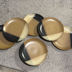 Sango Gold Dust Black 5022 10” Plate