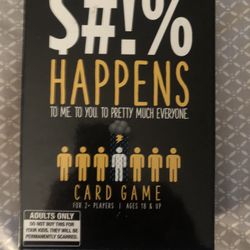 Sh#t Happens Card Game For Adults