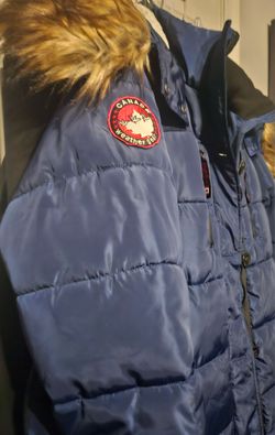 Canada Weather Gear Puffer Jacket with Fur Hood