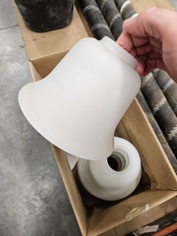 White Fan Light Covers (Box of 8)