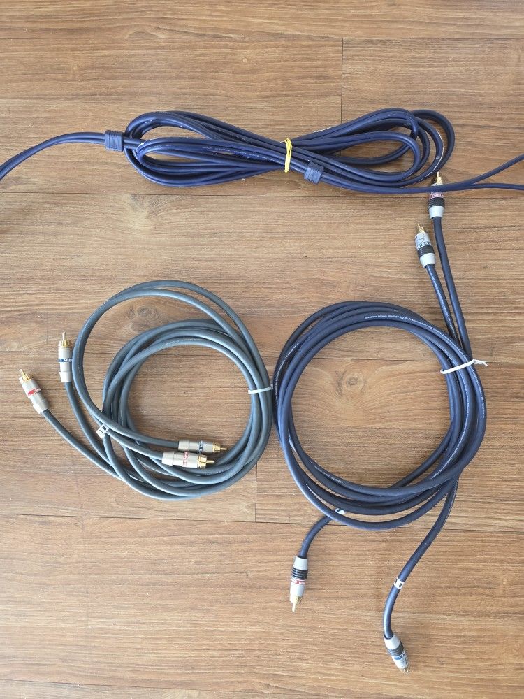 HiFi Stereo RCA Cables Good, Better, Monster Cable