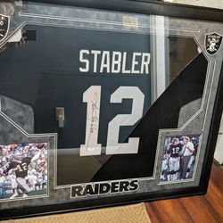 Ken Stabler Autographed Jersey (PSA)