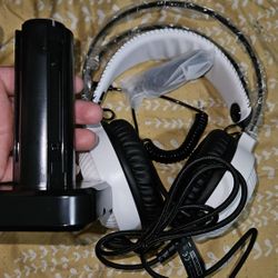 Nintendo Switch Charging Dock, Headphones, And Car Charger