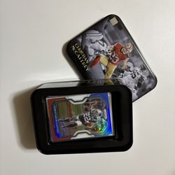 Christian McCaffrey Tin & 23 Various Cards. Rookie, Inserts, Base, Holo And 