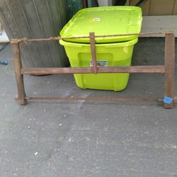 Vintage Handmade Bow Saw