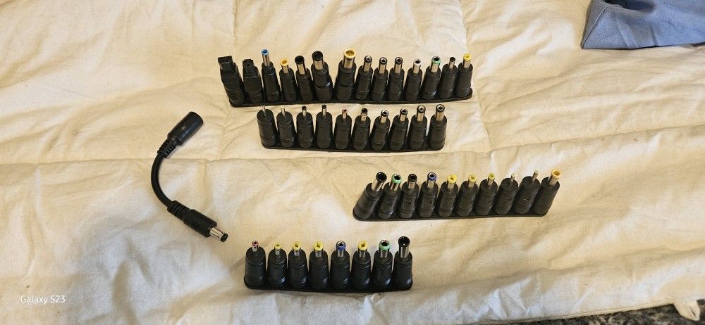 5.5 Mm Power Cord With Assortment Of Adapters