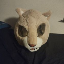 Mountain lion cougar head costume really cool