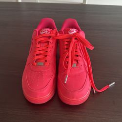 Women’s Custom Pink Nike Air Force 1’s Size 9