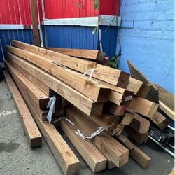 Wood post  4x4 x 8 ft