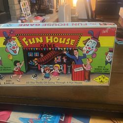 Fun House Board Game - Vintage 1950
