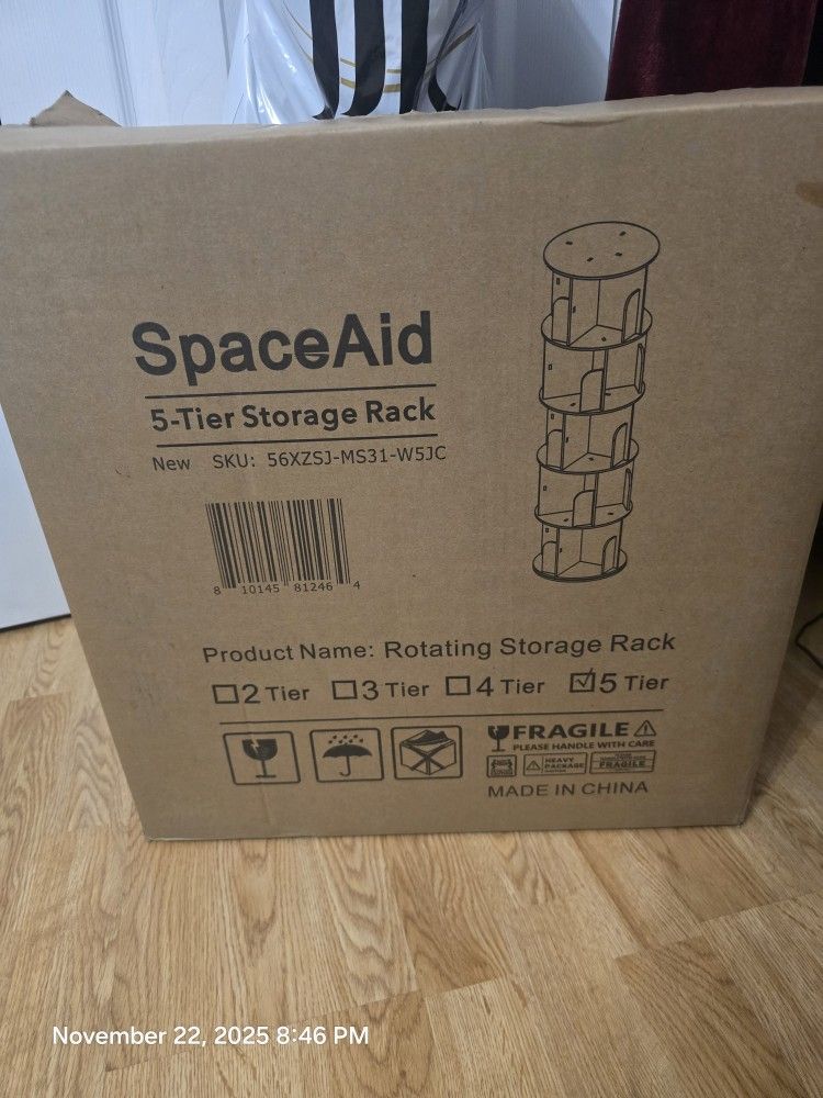 SpaceAid 5 Tier Storage Rack