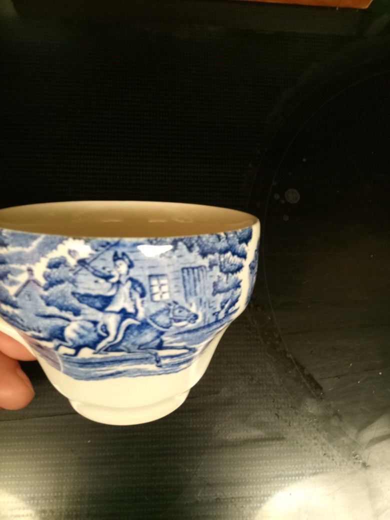 Liberty Blue Tea Cups