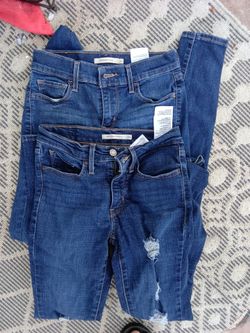 Levis skinny jeans size 0