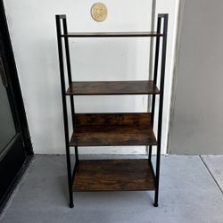 Brand New Ladder Bookshelf Book Shelf Bookcase