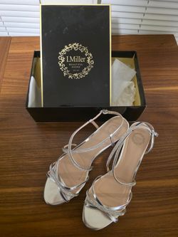 Low Wedge Dress Sandals (size 10)