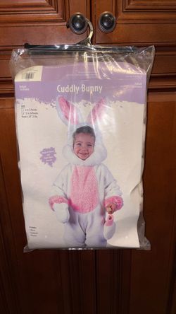 Cuddly. Bunny.  Baby / Toddler.  Halloween costume size 12–24 months new