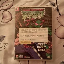 3/$10 🌟 Teenage Mutant Ninja Turtles: Meet Casey Jones DVD