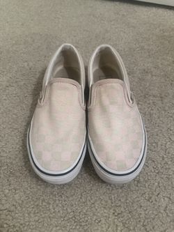 Pink Checkered Vans