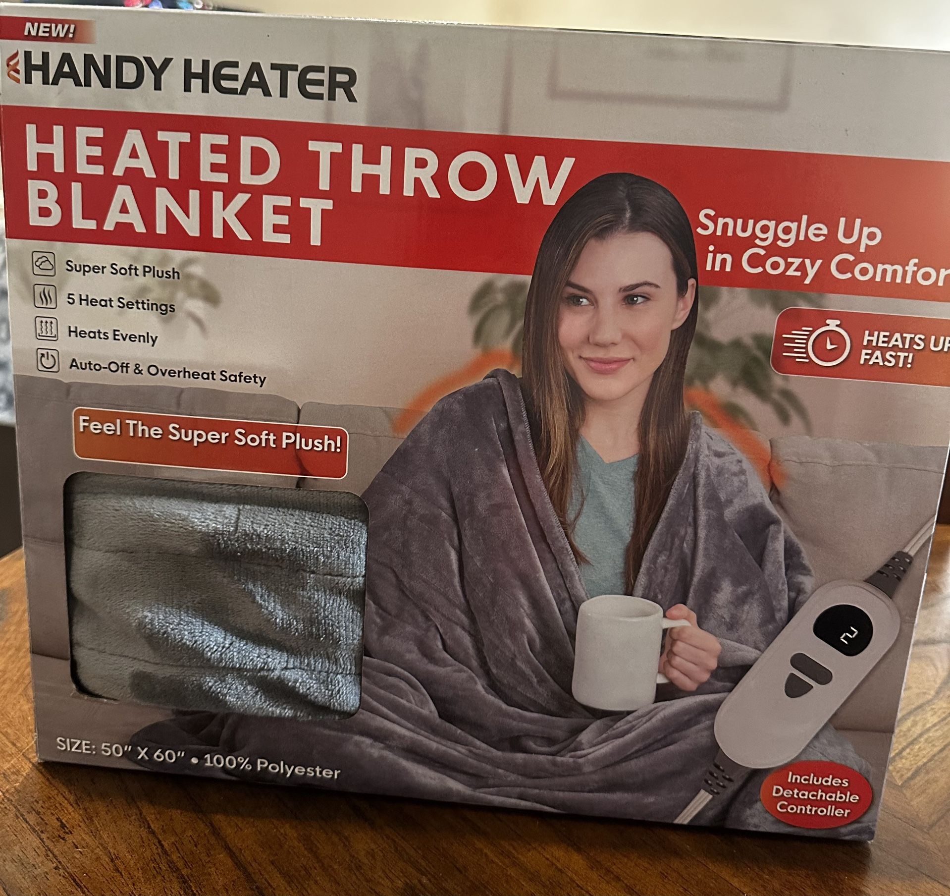 Heated Throw Blanket 