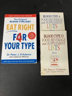 Eat right for your type set of books