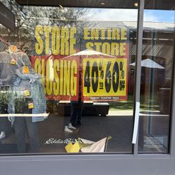 Eddie Bauer Fixture Store Closing Sale  - 6256 Topanga Canyon Blvd Unit 1240 Woodland Hills, CA 91367 United States