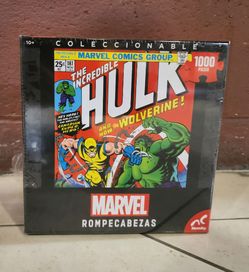 Marvel Avengers Hulk 181 Comic Cover Puzzle 20x27" Wolverine NEW SEALED 1000pc