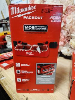 Milwaukee
PACKOUT Tool Box 2-Bin Attachment