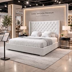 Queen Bed white 