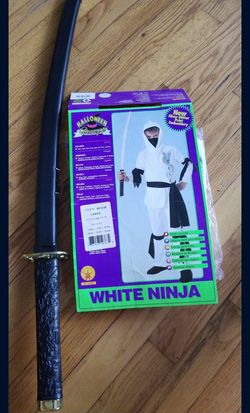 White Ninja Halloween costume
