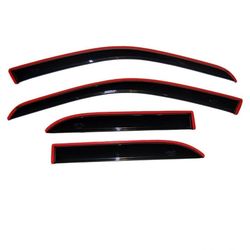 Auto Ventshade [AVS] In-Channel Rain Guards for 2016 - 2023 Toyota Tacoma Double Cab | Window Vent Visors, 4 pcs.