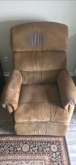 Free Tan Fabric Recliner Chair