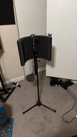 Mic stand and sound proff