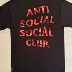 Anti Social Social Club Wild Life Red Camo Shirt