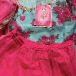 Brand new Indian Lehengha, Size 12-13 Biba Brand 