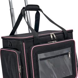 New 2025 Rolling Teacher Tote Bag with 15.6" Laptop Compartment