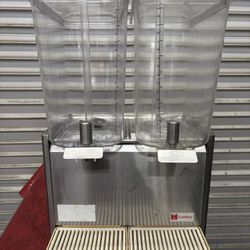 2 Flavor Juice Dispenser Crathco Twin Cold Drink Fountain, Nsf Restaurant Commercial Countertop, Horchata Tamarindo
