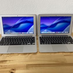 (2) 2013 MacBook Air 128GB Silver 