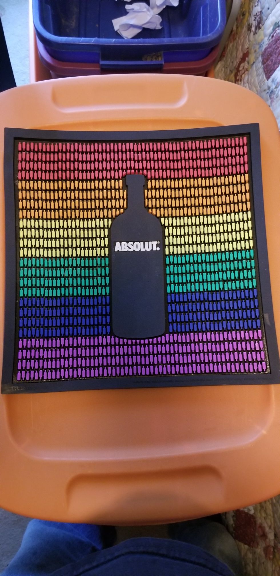 Rare absolut pride bar mat