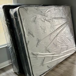 Queen Pillowtop And Box Spring